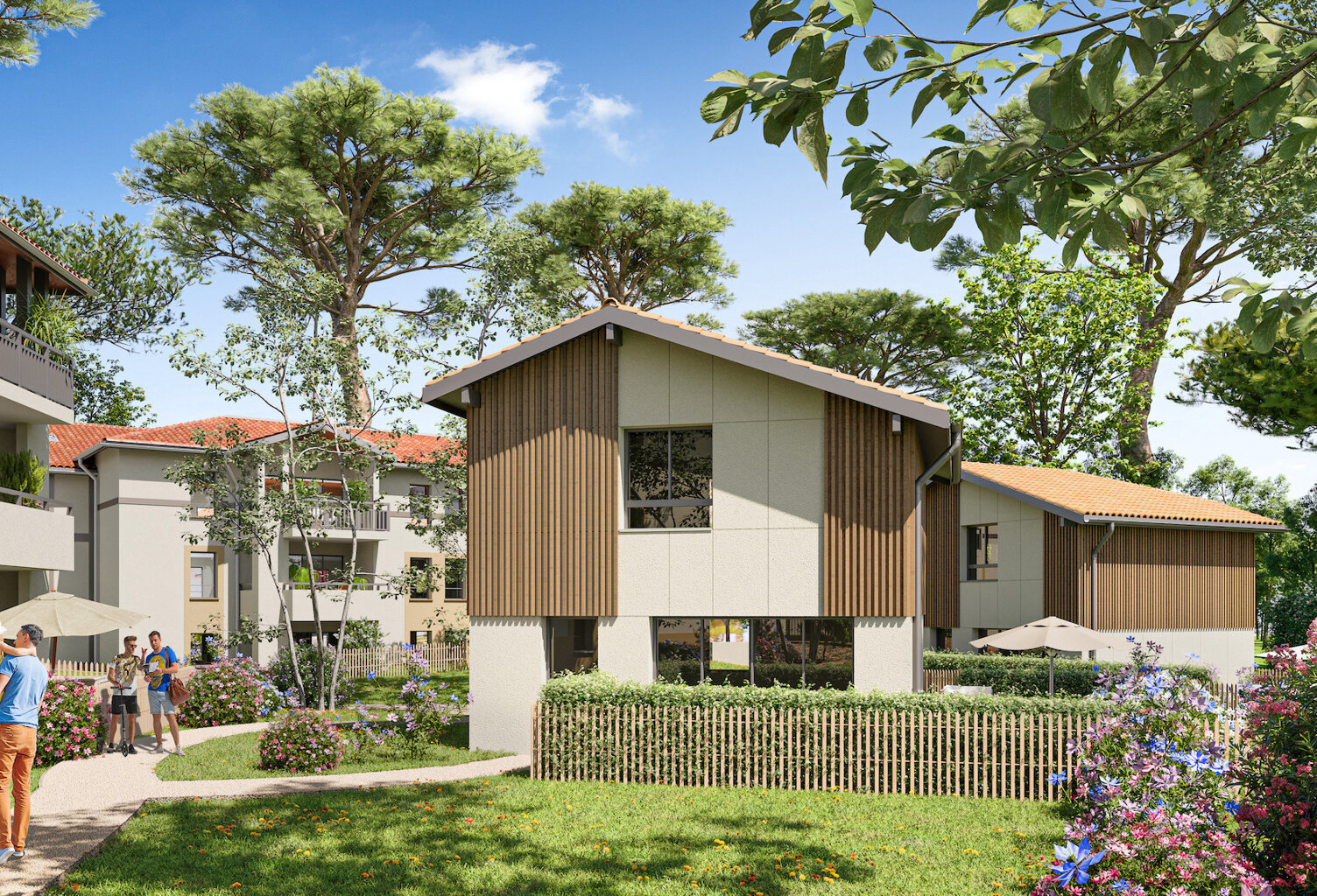 Vente programme neuf T3, T4 80 à 108 m² Capbreton (40130) — photo 1
