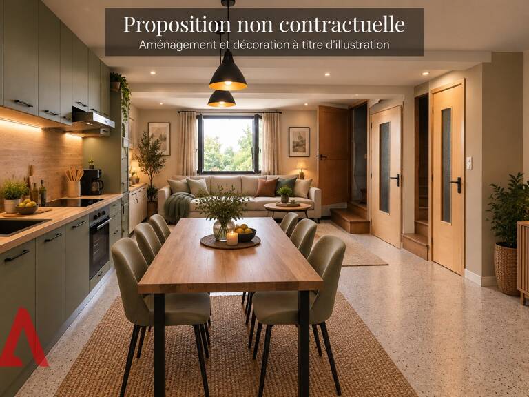 Maison de village à restaurer  125 m²  Causses-et-Veyran  55 000  — photo 1