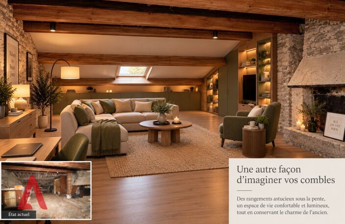 Maison de village à restaurer  125 m²  Causses-et-Veyran  55 000  — photo 2