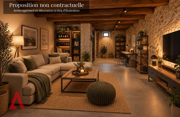 Maison de village à restaurer  125 m²  Causses-et-Veyran  55 000  — photo 4