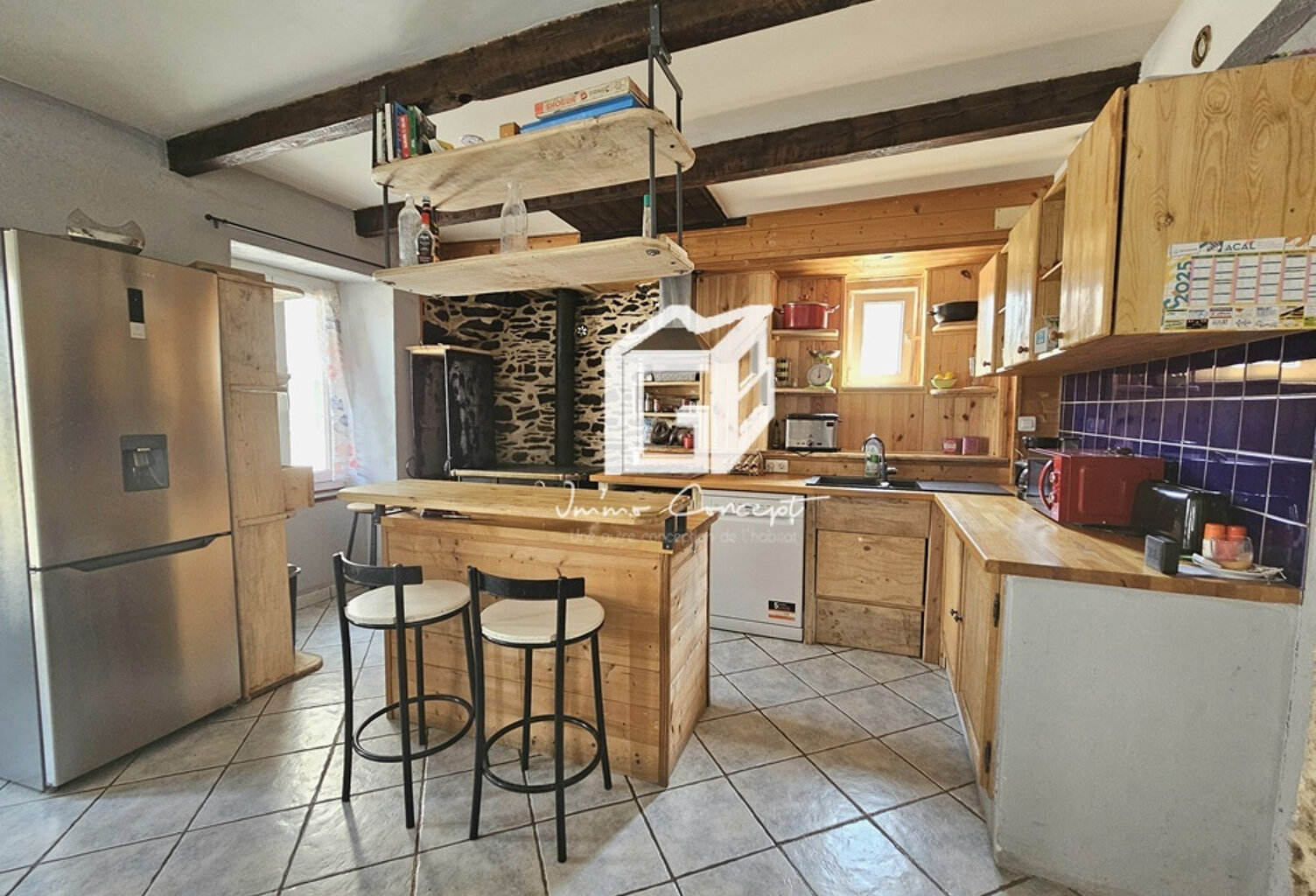 Grande maison de village T6 avec cachet   Luc, proche Rodez — photo 1