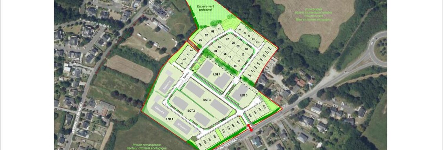 Terrain  425 m² à vendre à La Baule-Escoublac (44500)