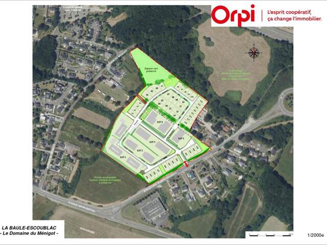 Terrain de 599 m2  (lot 8) — photo du bien
