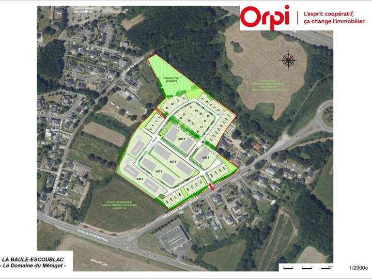 Terrain de 599 m2  (lot 8) — photo 1