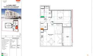 Appartement 2 Pièces 45 m² à vendre à Genas (69740)