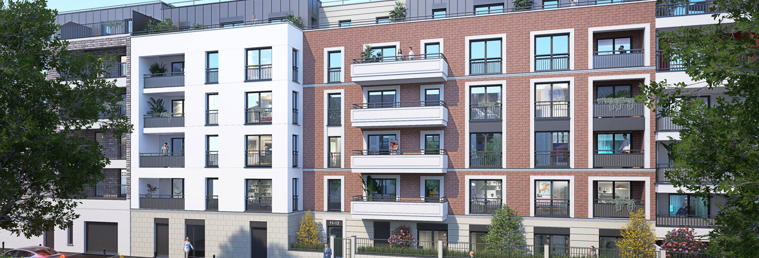 Appartement neuf T2, T3 Pièce 37 à 69 m² à vendre à Aulnay-sous-Bois (93600)