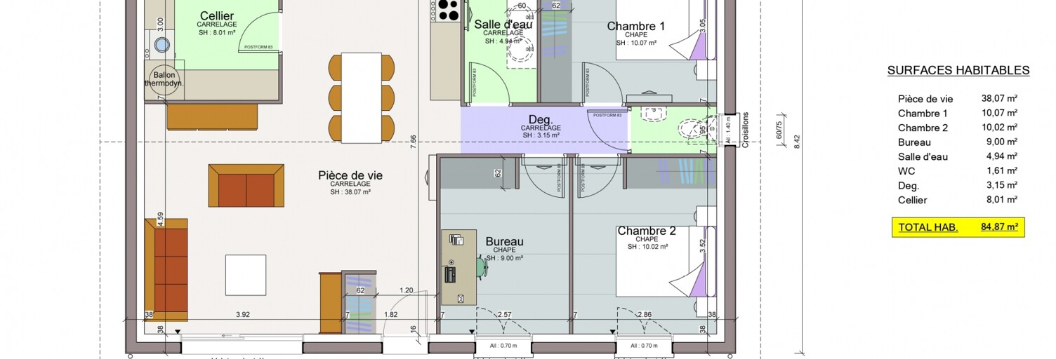 Terrain  490 m² à vendre à Mont-de-Marsan (40000)