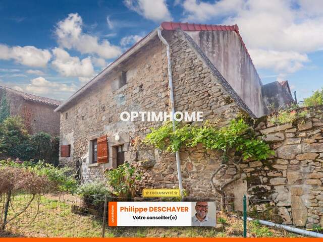 Maison de Charme en Pierre 69 m² - 3 pièces - 2 Chambres - Terrasse - DOMPIERRE LES EGLISES (87) — photo du bien