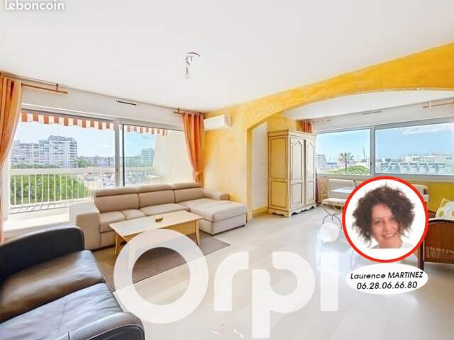 A VENDRE ⚓ Spacieux 3 Pièces de 78 m² – Vue Port & Mer CARNON PLAGE — photo du bien