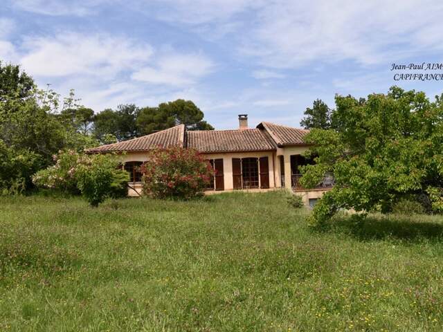 Dpt Gard (30), à vendre SAINT JULIEN DE PEYROLAS maison P5 de 160 m² - Terrain de 2 428,00 m² - Plain pied — photo du bien