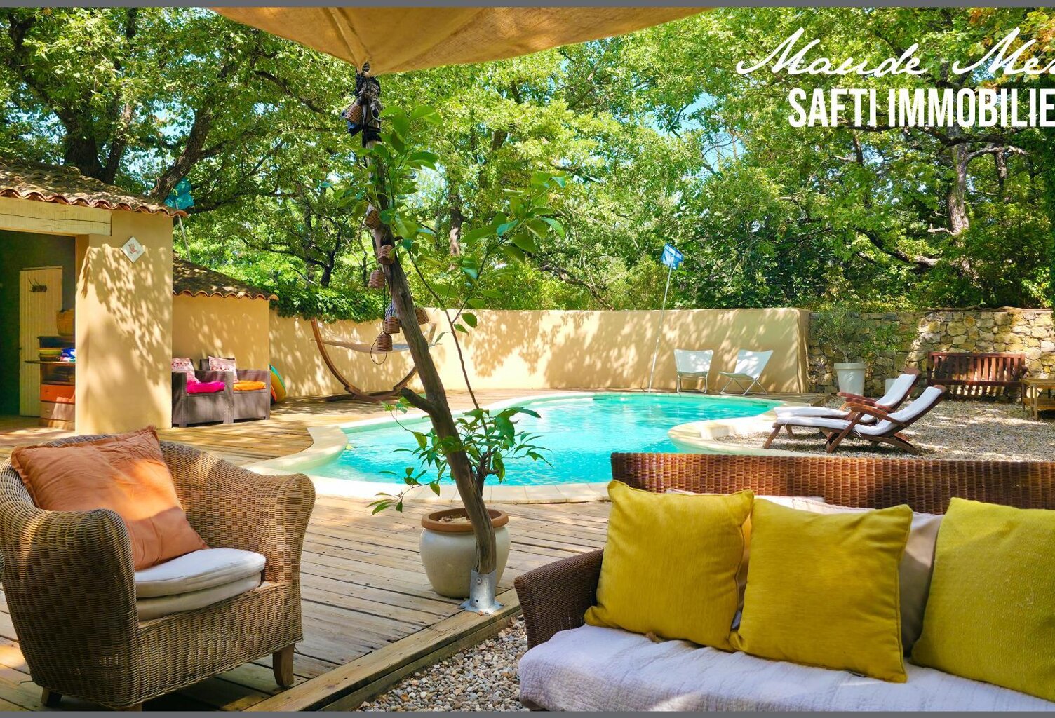 Mas provençal au charme de 160 m2 - 4 chambres + une indépendante - piscine DIFFAZUR - abri-voiture - terrain de 2600 m2 clôturé, calme et sans vis-à-vis — photo 1