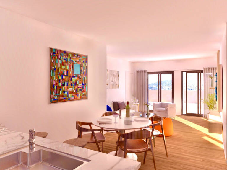 Menton , annonciade, appartement villa de 70 2 , 180 m2 de t — photo 1