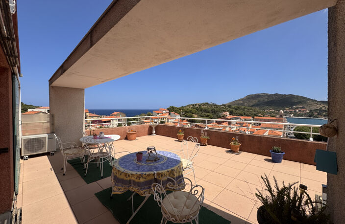 PORT-VENDRES SUPERBE APPARTEMENT AVEC IMMENSE TERRASSE ET SUPERBE VUE SUR LE PORT — photo 5