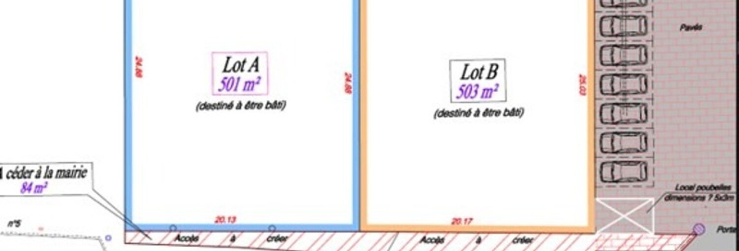 Terrain  503 m² à vendre à Hargeville (78790)