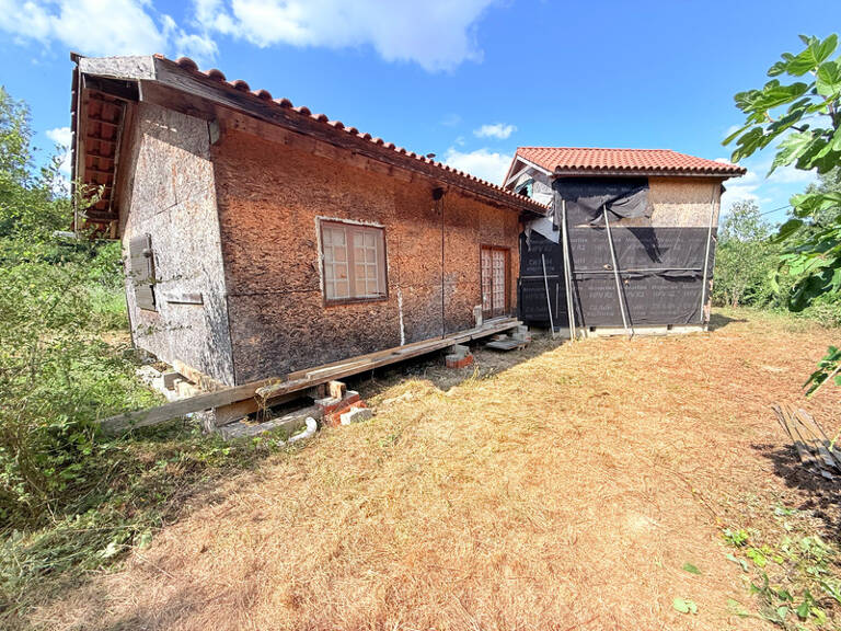 Dpt Hautes Pyrénées (65), à vendre LALANNE Maison à ossature bois inachevée T2 de 70 m² habitables sur 1756 m² de terrain, au calme — photo 1