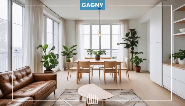 Appartement 3 pièces  à vendre Gagny 93220