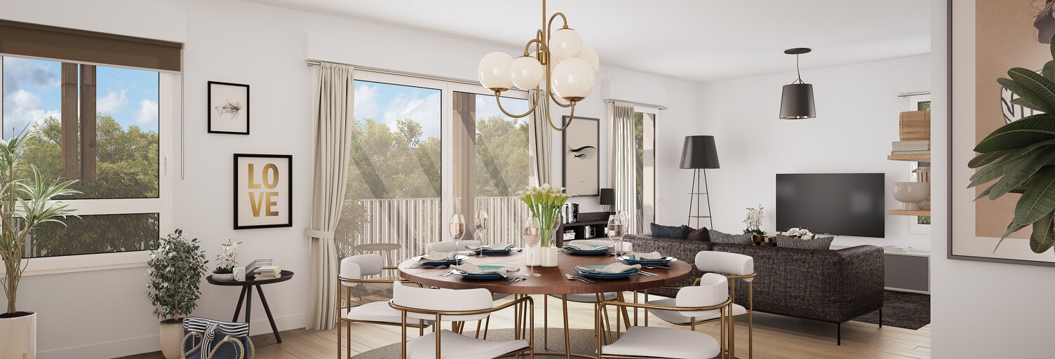 Appartement neuf T3, T4, T5 Pièce 61 à 95 m² à vendre à Saint-Avé (56890)