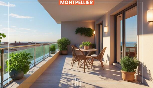Appartement 2 pièces  à vendre Montpellier 34070