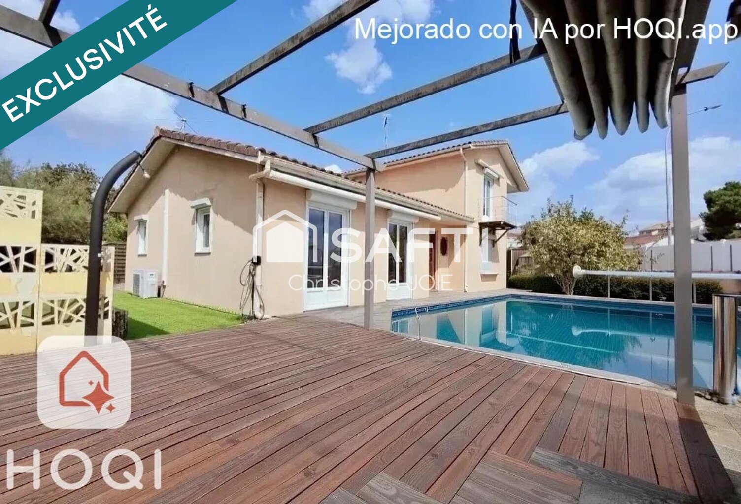 T8 au calme. Dépendance. DPE C. Piscine. Commerces — photo 1