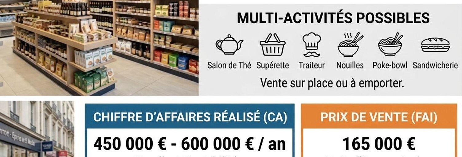 Commerce  95 m² à vendre à Paris 5 (75005)