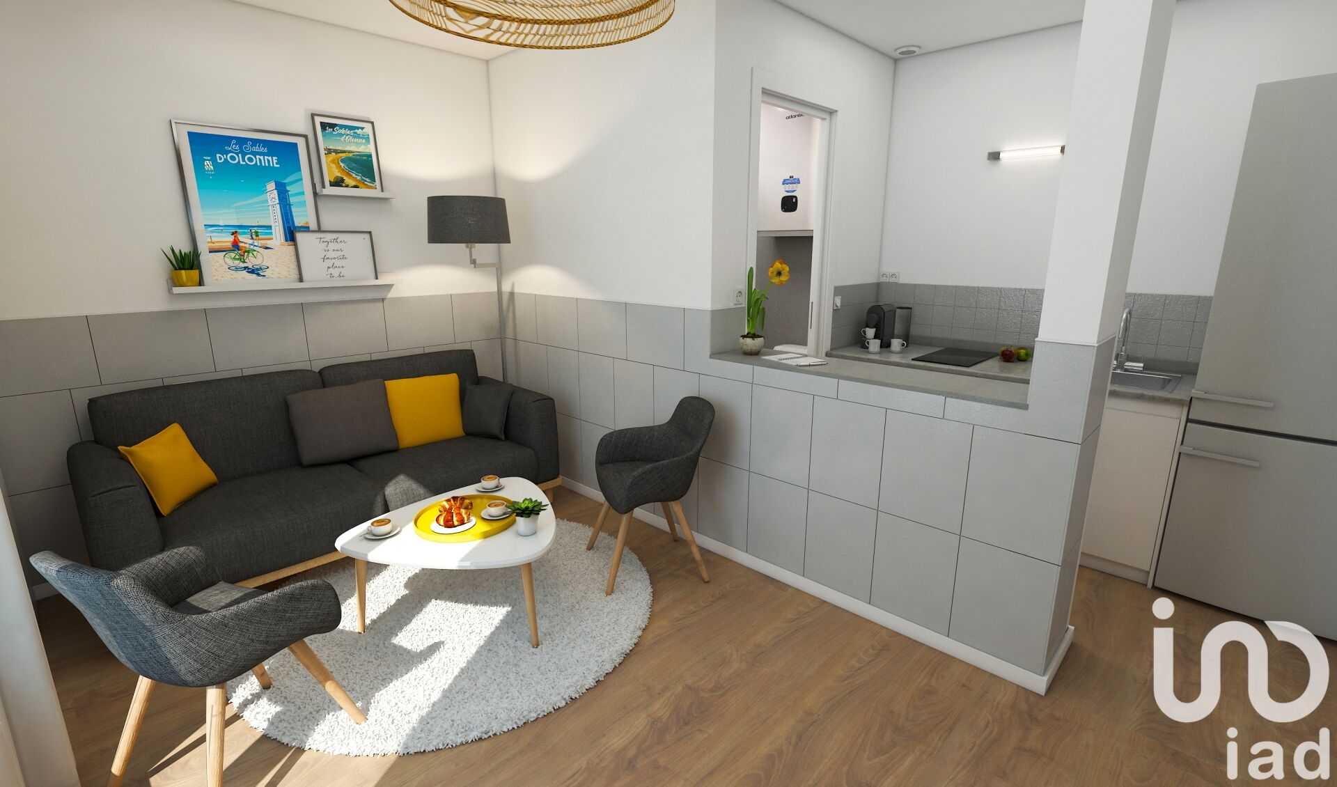 Appartement à vendre, 1 pièces, 16 m², Les Sables-d'Olonne