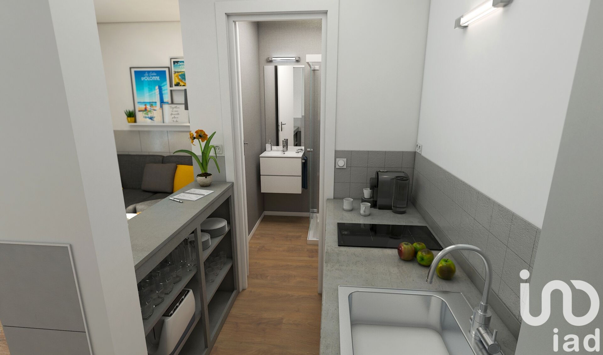 Vente Studio 1 pièce - Photo 3