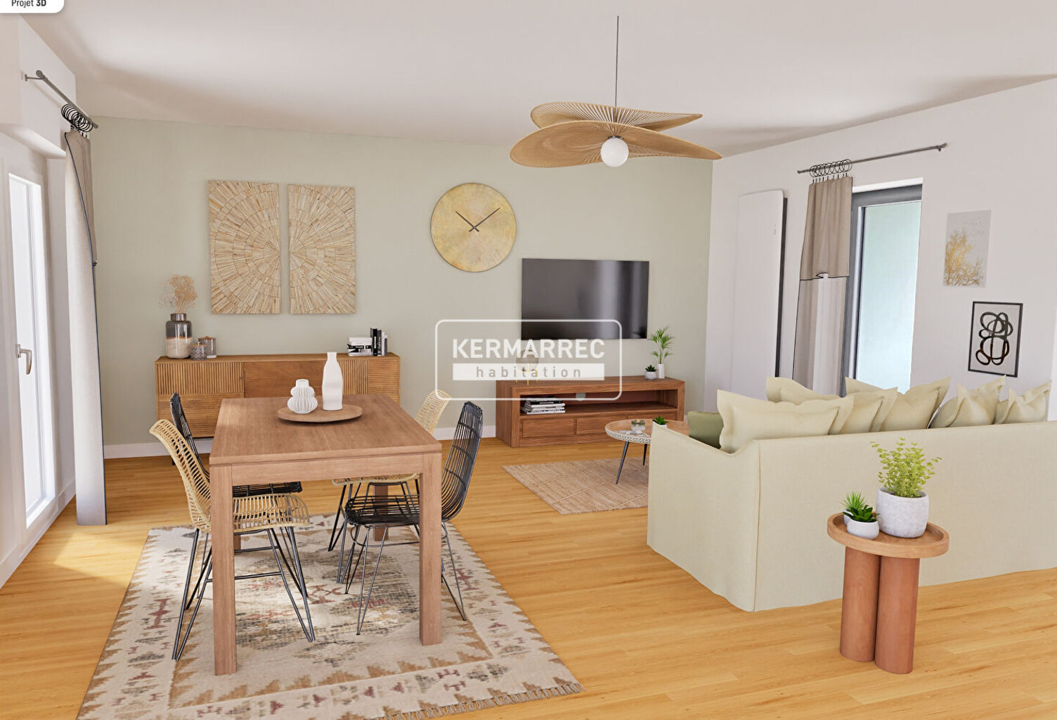 RENNES OBERTHUR Appartement  4 pièces 108 m² — photo 1