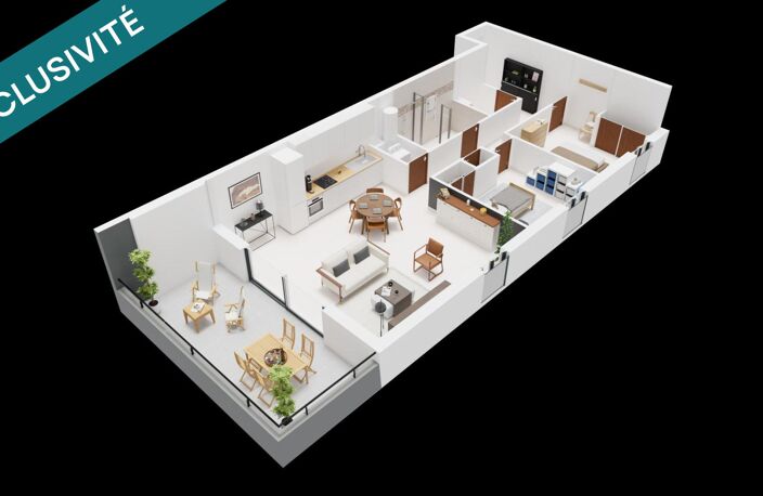 Villa sur le toit de type F3/F4 + Double Box possible — photo 4