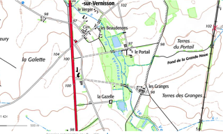Terrain  2609 m² à vendre à Mormant-sur-Vernisson (45700)