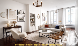 Appartement 2 Pièces 57 m² à vendre à Paris 2 (75002)