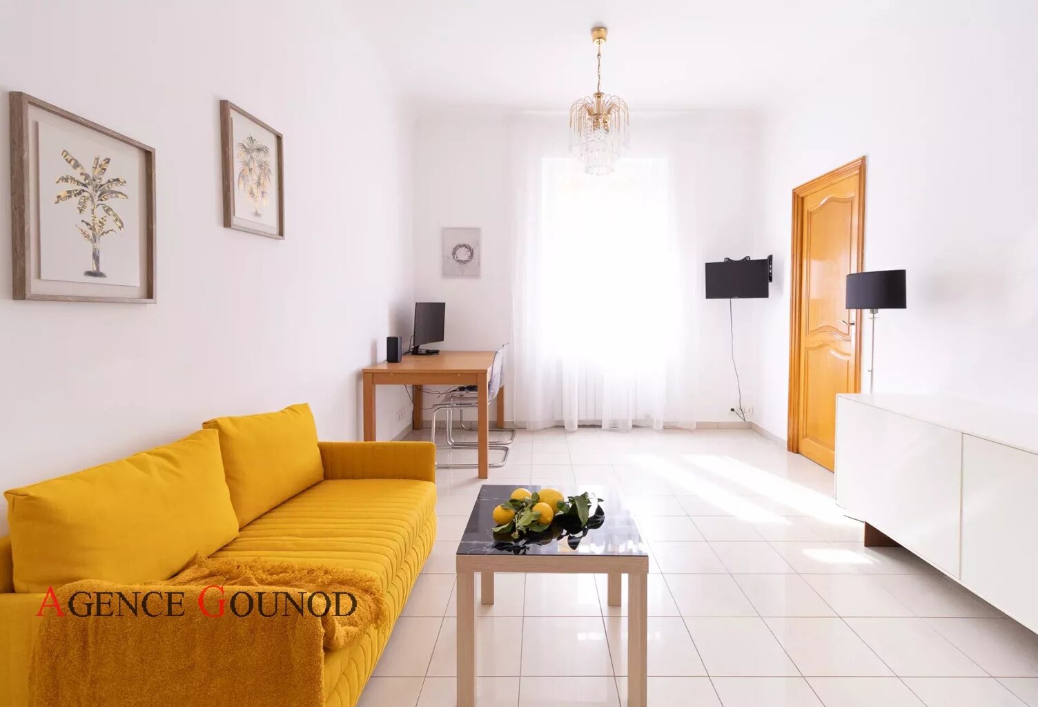 Location Meublée 3 Pièces – 55 m² – Centre-ville de Nice (Avenue Durante) — photo 1
