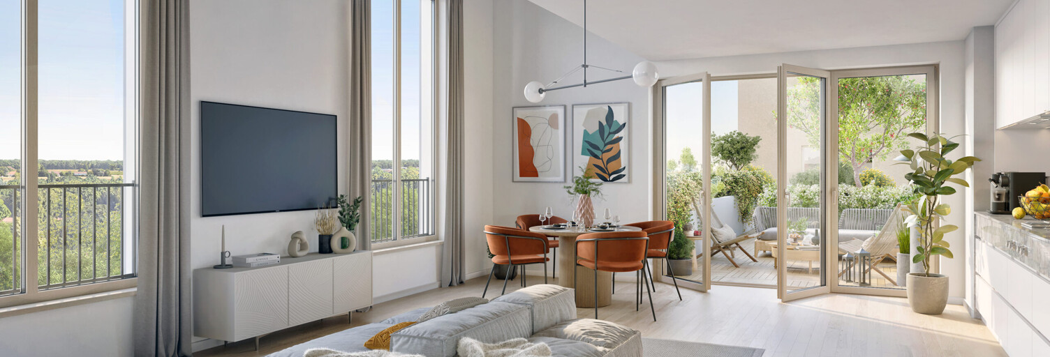 Appartement neuf T1, T2 Pièce 34 à 46 m² à vendre à Ormesson-sur-Marne (94490)