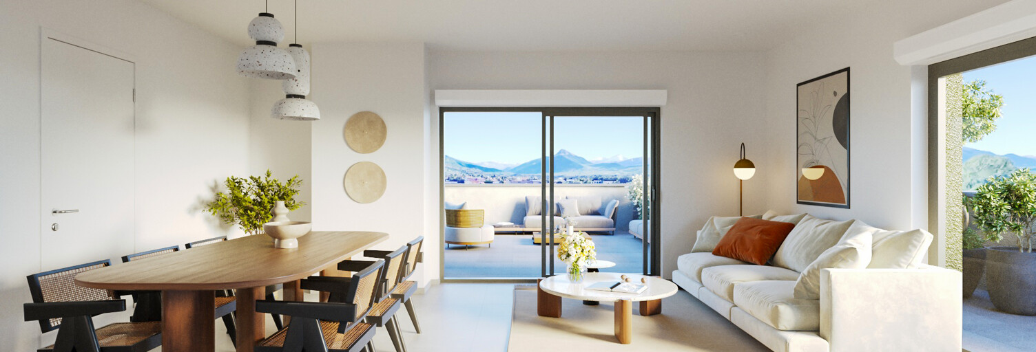 Appartement neuf T3, T4, T5 Pièce 66 à 105 m² à vendre à Vétraz-Monthoux (74100)