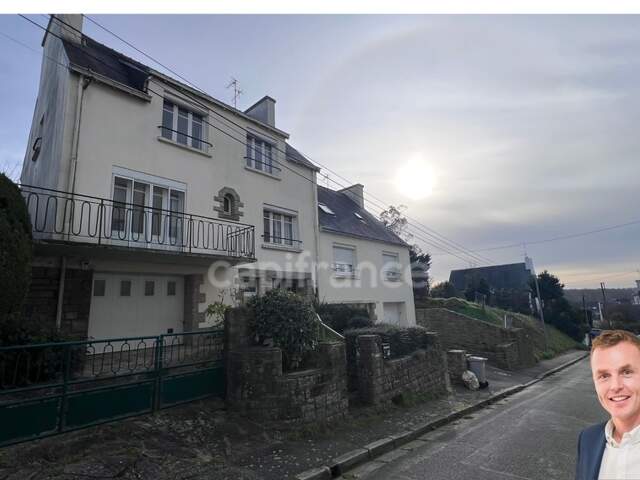 Département Finistère (29) – À vendre à Quimper : Maison T6 de 116 m² habitable (142 m² utiles) sur un terrain de 354 m² avec garage — photo du bien