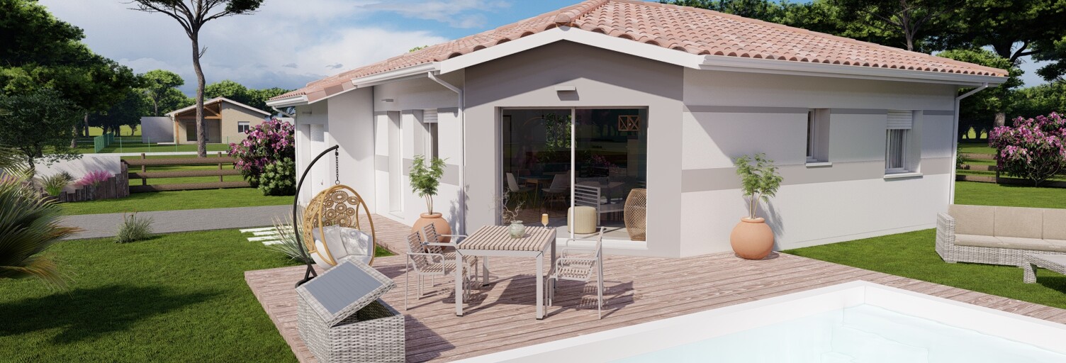 Maison 60 m² à construire Saint-Pierre-du-Mont (40280)