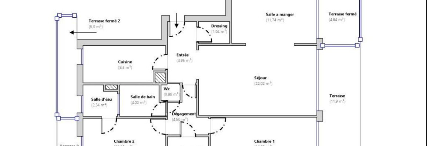 Appartement 4 Pièces 90 m² à vendre à Mandelieu-la-Napoule (06210)