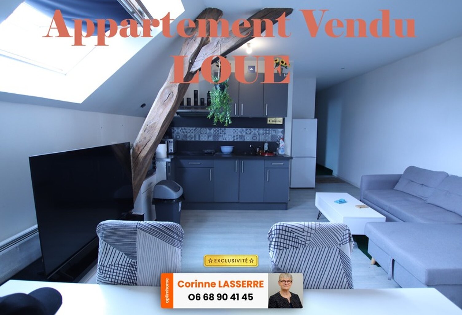 Appartement de trois pièces VENDU LOUE sur St Jean de Braye Secteur Clos du Hameau — photo 1