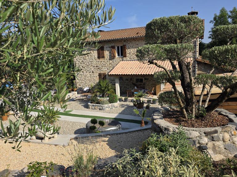 07 - JAUJAC - PROPRIETE EN PIERRES  - 2 LOGMENTS - SUR 1774 — photo 1