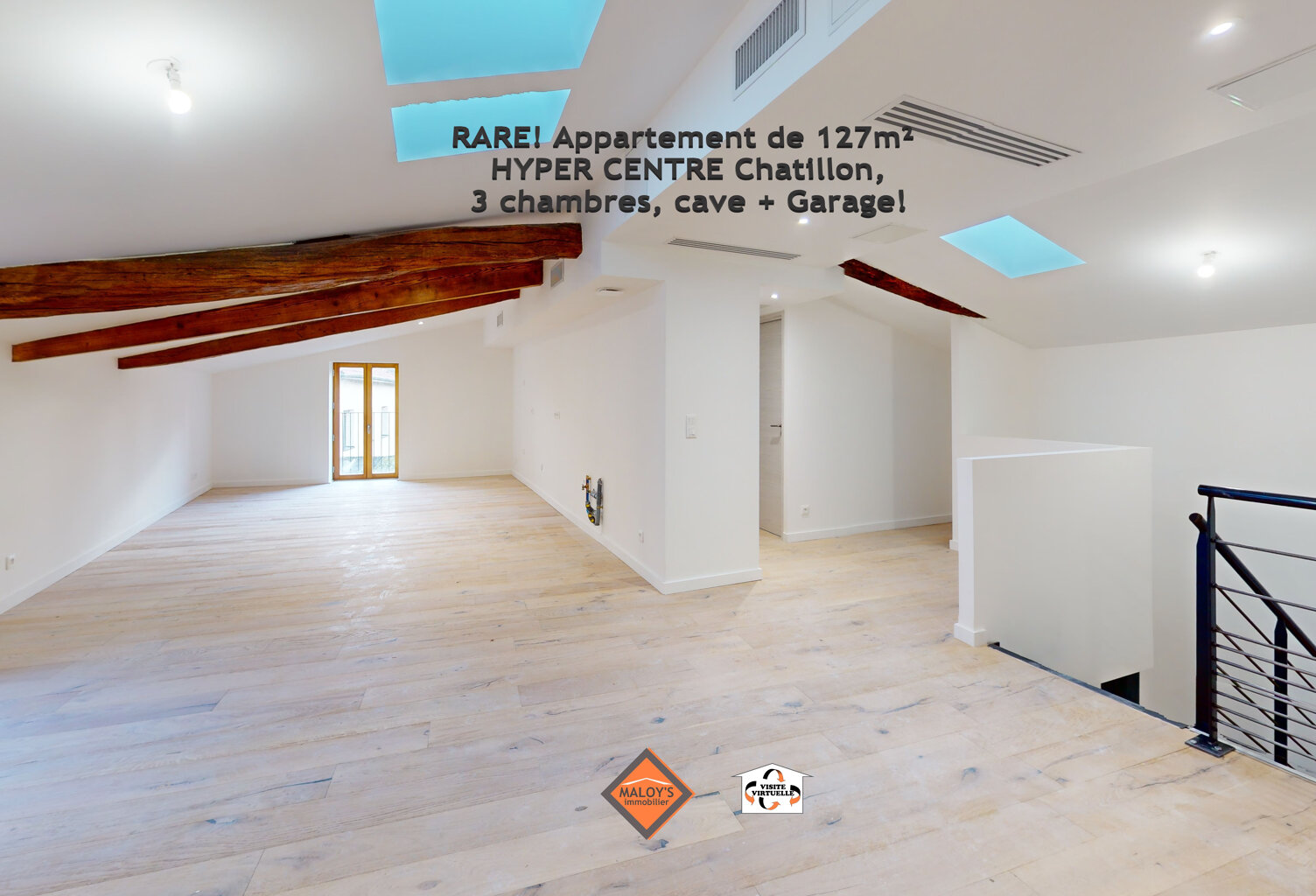 RARE! HYPER CENTRE! Appartement 127m², garage + cave Sans travaux! — photo 1