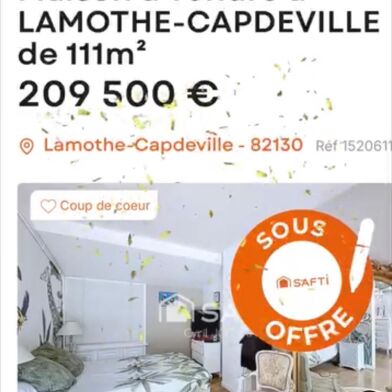 Maison 4 pièces 209500 €