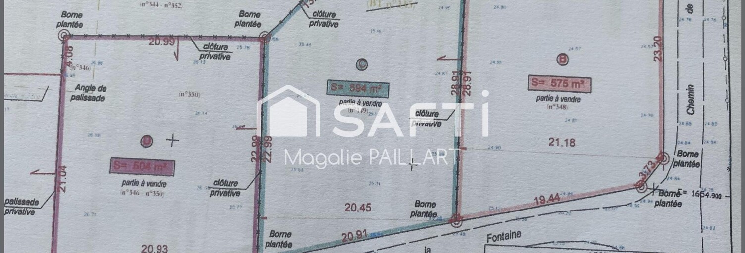 Terrain  2391 m² à vendre à Aire-sur-la-Lys (62120)