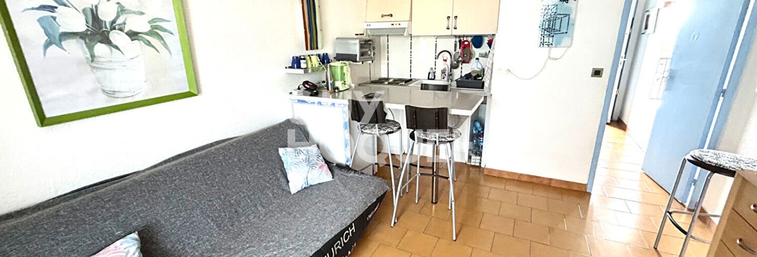 Appartement 2 Pièces 25 m² à louer à Canet-en-Roussillon (66140)