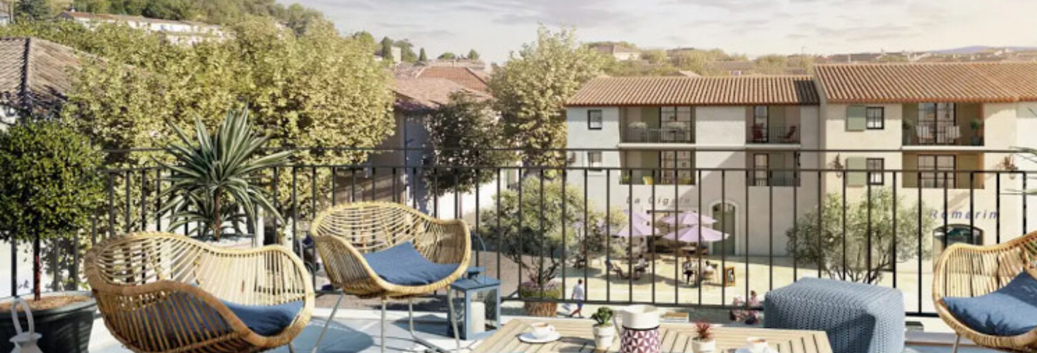 Appartement neuf T2, T3 Pièce 36 à 67 m² à vendre à Rognes (13840)