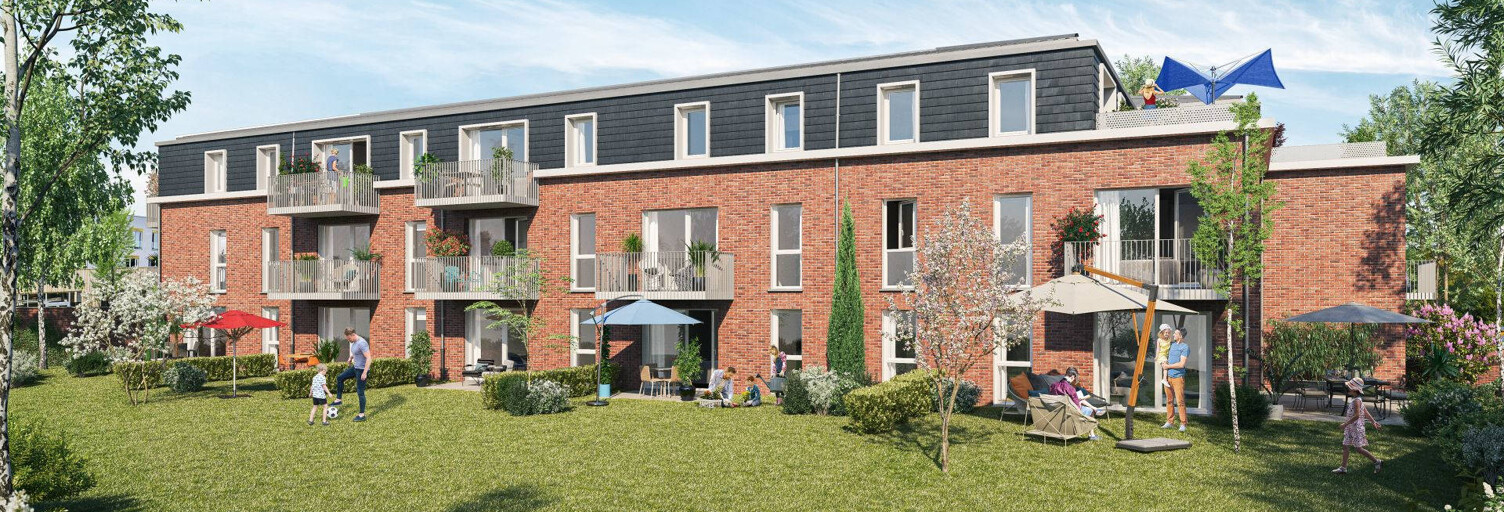 Appartement neuf T3, T4 Pièce 62 à 88 m² à vendre à Hem (59510)