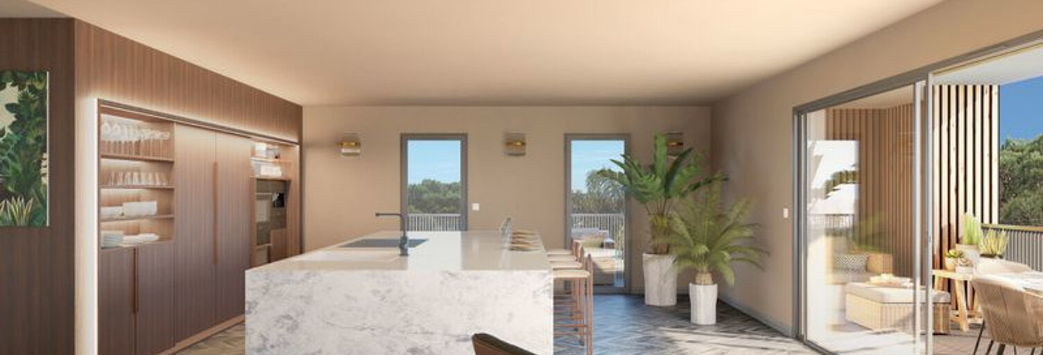 Appartement neuf T2, T3, T4 Pièce 44 à 101 m² à vendre à Sète (34200)