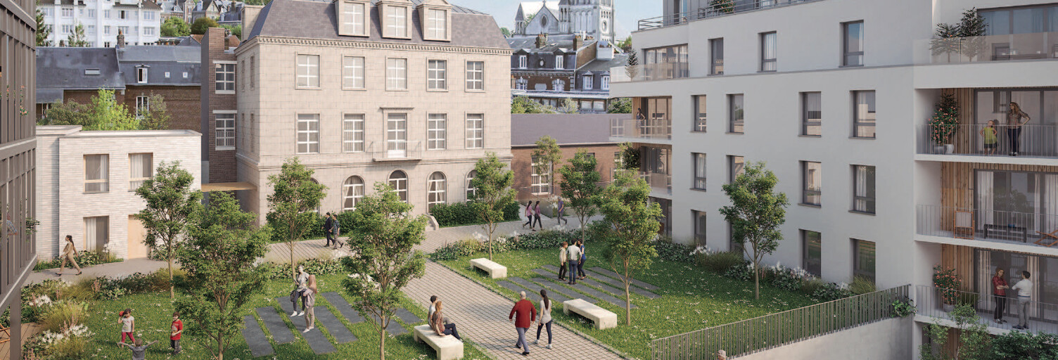 Appartement neuf T3, T4 Pièce 60 à 75 m² à vendre à Rouen (76000)