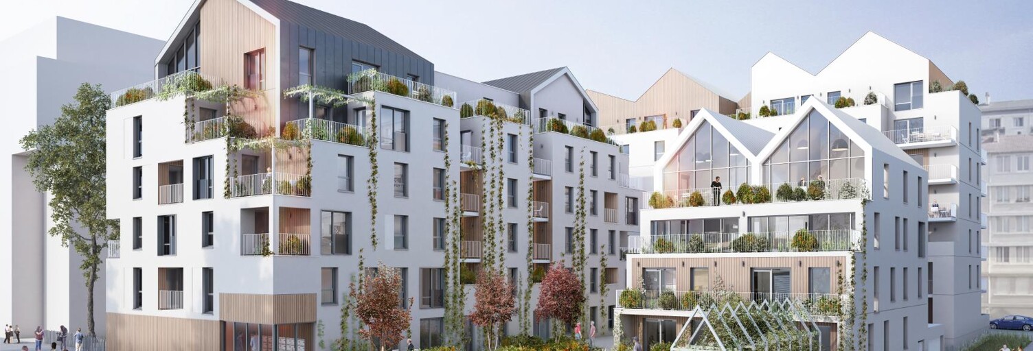 Appartement neuf T1, T3 Pièce 25 à 60 m² à vendre à Rouen (76000)