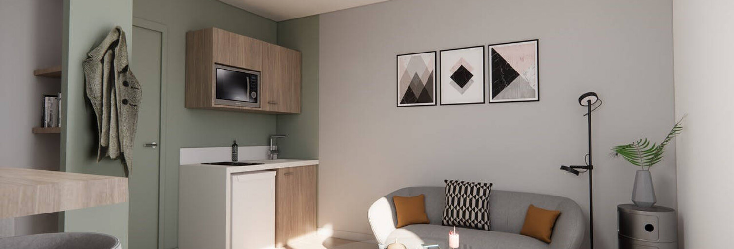 Appartement neuf T1, T2 Pièce 15 à 25 m² à vendre à Oullins-Pierre-Bénite (69600)