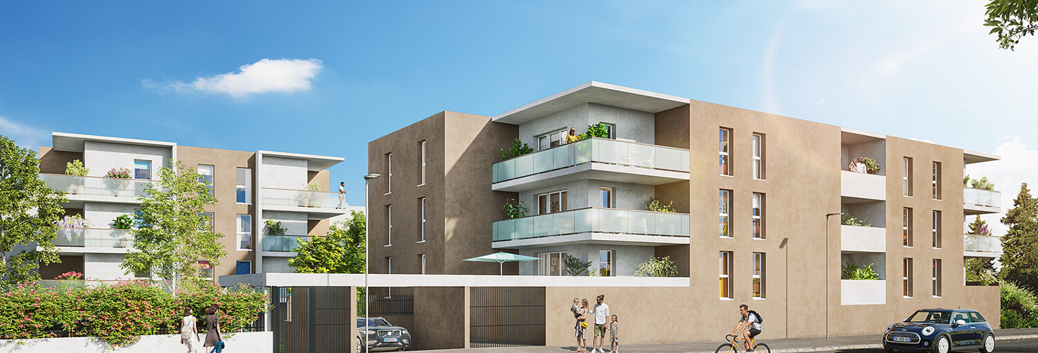 Appartement neuf T2, T3, T4 Pièce 45 à 82 m² à vendre à Béziers (34500)