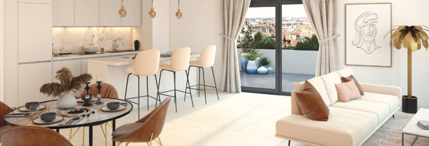 Appartement neuf T3, T4 Pièce 66 à 99 m² à vendre à Bordeaux (33000)